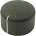 Cliff FC7253 FC7253 Bouton rotatif Noir (Ø x h) 25 mm x 15 mm 1 pièce(s)