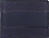 FOSSIL Everett Bifold Flip ID Kaarthoes Insignia Blue Leer Heren