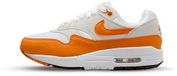 NIKE Air Max 1 Sneakers voor heren, Neutraal grijs oranje wit en zwart, 38 EU