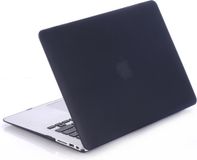Lunso Geschikt voor MacBook Air 11 inch cover hoes - case - Mat Zwart