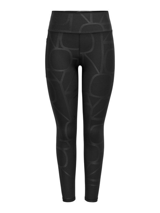 Only Play Font-2 Logo Hw Tights - Black - XL - Women