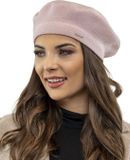 Vivisence Dames Winter Baret - Zachte Brei Met Wolmix Elastisch Voor Een Nauwsluitende Pasvorm - Houdt Het Hoofd Warm En Stijlvol Voor Dagelijkse Looks En Geschenk Voor Buitenwandelingen - Roze