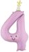 PartyDeco ballon aluminium 4 - lavendel kleur