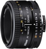 Nikon 50mm f/1.8D AF NIKKOR - Zwart