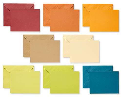 American Greetings Blank Cards with Envelopes, Earthtone Colors (100-Count)