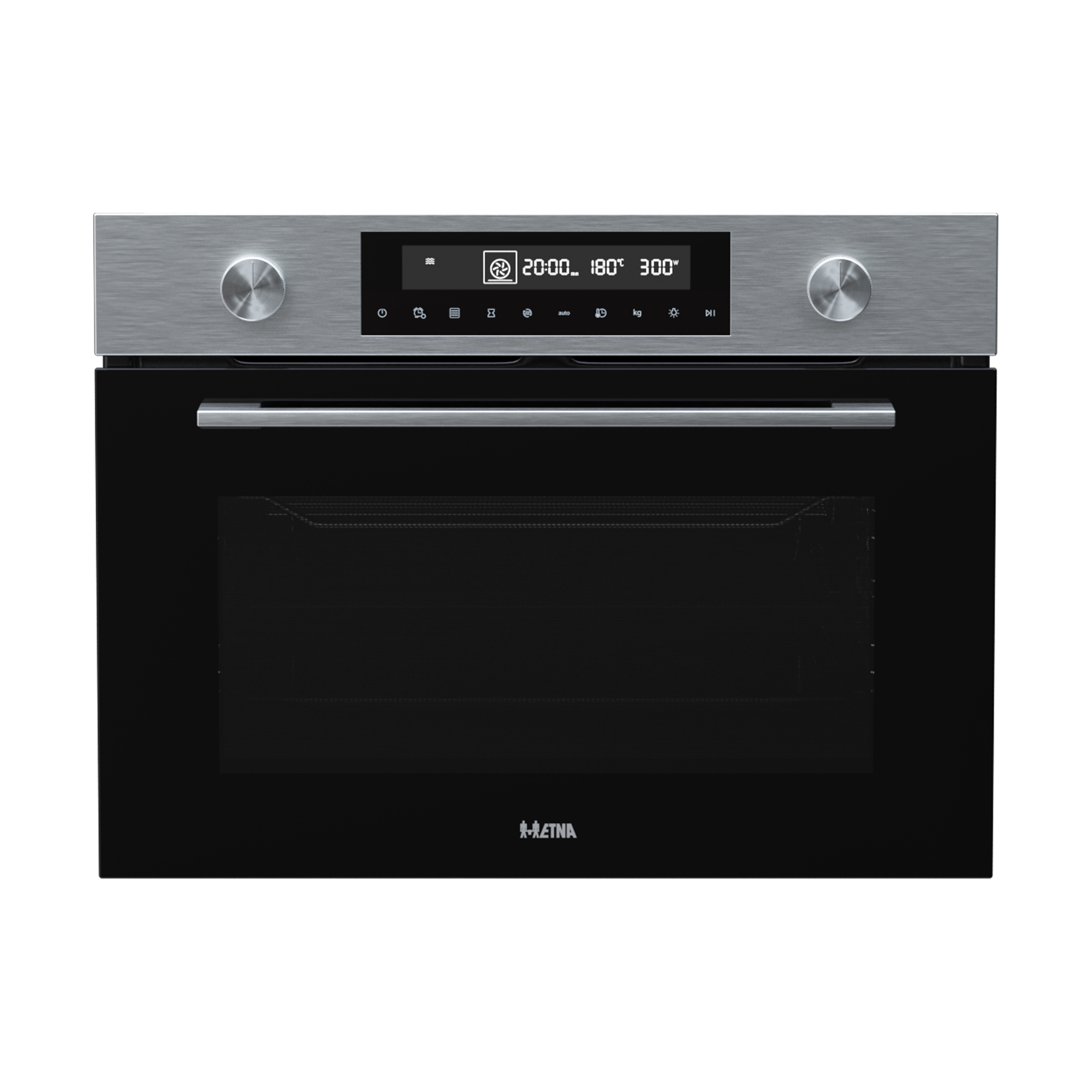 ETNA CM450RVS - Inbouw Combi-Oven - 50L - RVS - Turbo Hetelucht - 13 Programma's - LED Display - Kinderslot