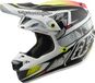 Troy Lee Designs SE5 Carbon MIPS Lined Up Motocrosshelm - Wit