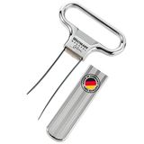 Westmark Laschen-kurkentrekker en flesopener, Monopol Edition, staal/gegoten zink, Ah-So, verchroomd, 6285336C