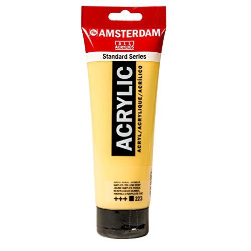 Amsterdam acrylic paint 250ml 223 Napelsgeel donker