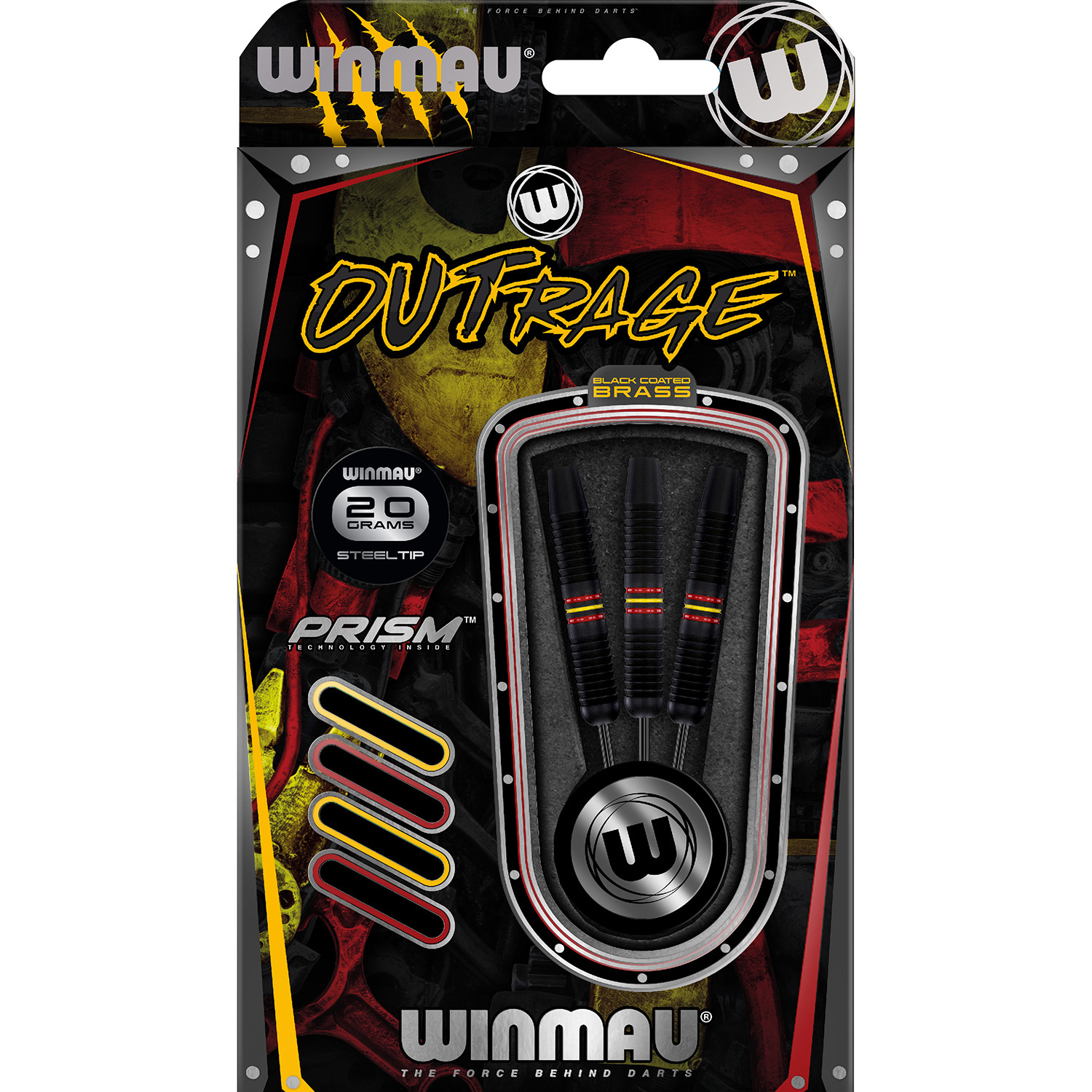 WINMAU Winmau Outrage steeltip darts Brass 20gr