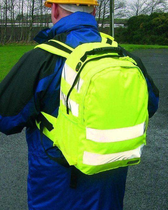 Hi-Vis Rugzak - geel - 25L