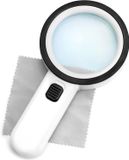 loupe à main 30x avec 12 LED