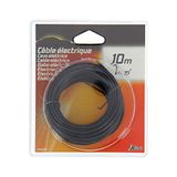 XLTECH 103298 stroomkabel auto Ø1mm2x 10m zwart