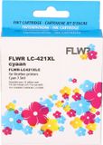 FLWR - Brother LC-421XL cyaan XL cartridge