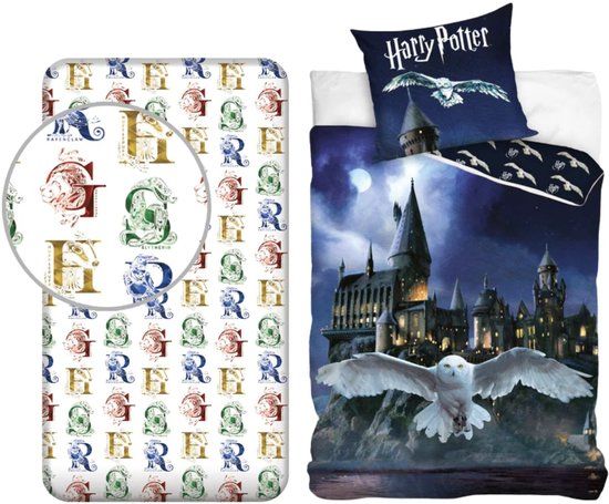 4KidsOnly Jerry Fabrics Harry Potter Dekbedset Junior Katoen Meerkleurig