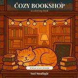 Cozy Bookshop Coloring Book: Bold and Easy Designs for Adults