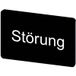 Siemens 3SU1900-0AD16-0AQ0 Plaque signalétique (l x h) 17.5 mm x 27 mm Panne Noir 10 pièce(s)