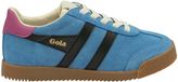 Gola Kindertrainers Elan Blauw/Roze/Bruin/Zwart Synthetisch/Textiel Unisex Kinderen Harde zool Drukknopen Sneakers 37