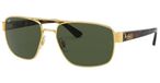 Ray-Ban RB3663 001/31 60mm Goldfarben Rund Randlos Kunststoff/Glas Sonnenbrille