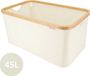 KROMS Wasmand opvouwbaar - Beige - 45L