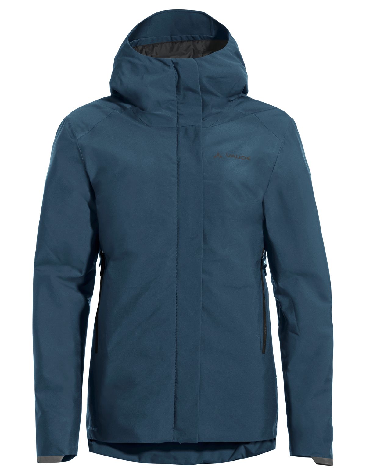 VAUDE Cyclist Warme regenjas Dames, petrol