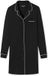 Schiesser Nachthemd lang Damen Schwarz Uni Langarm 48