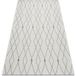 Rugsxs Sisal tapis SISAL COLOR 19443/062 Ruit crème 160x230 cm