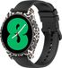 Strap-it PC Case – Geschikt voor Samsung Galaxy Watch 4 40mm – Full Protect – Brown Leopard