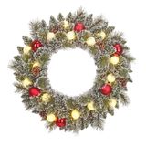 Black Box Kaprun krans groen givré rouge 15L embouts 120 b/o et minuterie h13xl60 cm