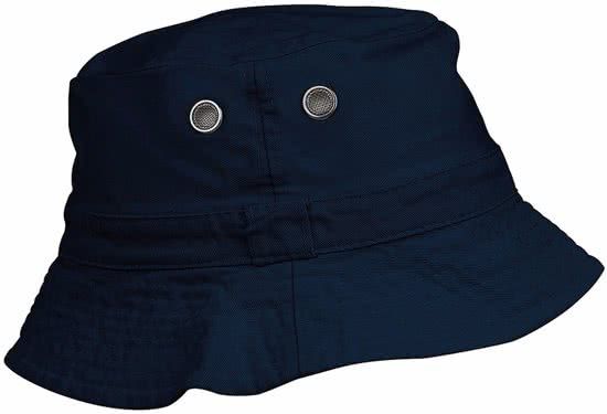 Kariban Bob hoedje voor heren Navy - 8718758086017