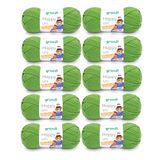 Gründl Happy Uni Brei- en haakgaren, 100% polyacryl, anti-pilling, 100 g/250 m, naalddikte: 4-5, 10 x 100 g), meigroen