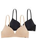 Dorina 2-pack voorgevormde BH zonder beugel - Fili Lace - Kanten T-shirt bh zonder vulling - 70D - Zwart
