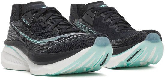 Saucony Endorphin Azura Hardloopschoenen Dames Zwart/Wit Maat 41