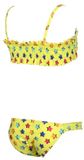 Arena maillot de bain bandeau 2 pièces pour filles Bandeau Allover vert doux multi