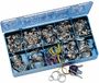 WEDO Metalen sleutelringen, assortimentsbox 300 stuks