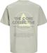 JACK&JONES - JCOTEXT TEE SS CREW NECK - Hommes - T-shirts - Gris - XXL - Coton