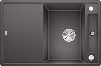 Blanco Silgranit spoelbak, 780x510 mm, met accessoires, InFino, grijze rots