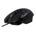 Optische Logitech Optische gaming-muis met Hero-sensor, 11 programmeerbare toetsen, RGB-verlichting en gewichtsinstelling, ideaal voor gamers en nauwkeurige taken.