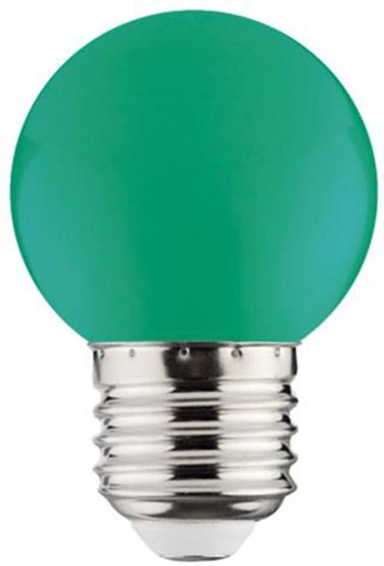 BES LED LED Lamp - Romba - Groen Gekleurd - E27 Fitting - 1W