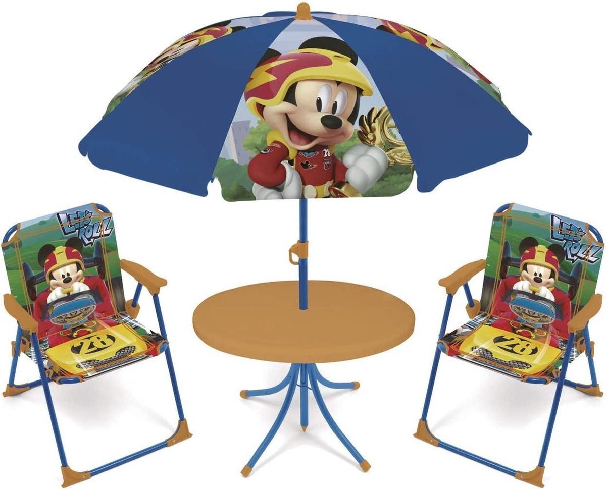 Disney Tuinset Met Parasol Mickey Mouse 4-delig