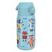 ION8 Lichtgewicht Stalen Kinderwaterfles, 400 ml/13 oz, Zonder Isolatie, Lekvrij, Makkelijk te Openen, Veilige Vergrendeling, Vaatwasserbestendig, Flipdop, Draaggreep, Duurzaam, Robots