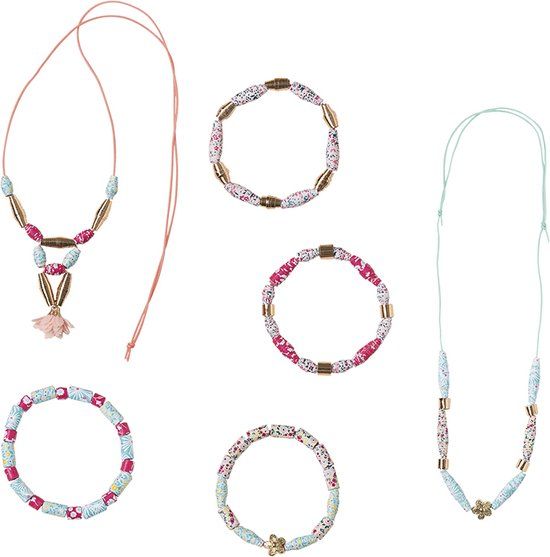Janod Atelier Bijoux - Sieraden maken - Papieren kralen - Knutselset voor kinderen