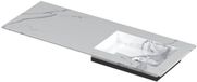 Wastafel INK Wastafel Keramiek Slab Envelop Bak Rechts Zonder Kraangat - 1200x450x10 mm - Statuario Glans