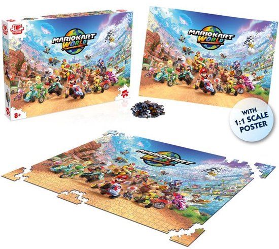 Winning Moves Mario Kart Wereld Puzzel 1000 stukjes