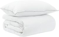 vidaXL Dekbed en Kussen Set 2 st 135 x 200 cm Zomer 1200 g/pc Wit