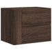 VidaXL Nachtkastje wandgemonteerd 45x30x35 cm bruin eikenkleurig