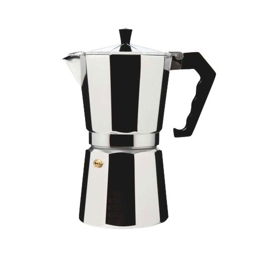 Haeger Moka Express - Metallic - 9 Cups