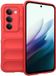 Techsuit Hoesje geschikt voor Xiaomi Redmi 15 - Magic Shield Silicone Back Cover - Rouge