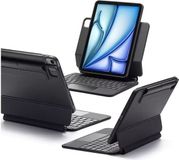 ESR Housse Clavier pour iPad Air 11 (2024/2025/2026) / Air 10.9 (2022/2020) / Pro 11 (2022/2021/2020/2018) - Rebound Magnetic Keyboard Case 360 - Étui Livre Veille/Réveil - Trackpad - Noir