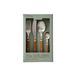 HK LIVING - Set de couverts 70s - Bois naturel - Érable